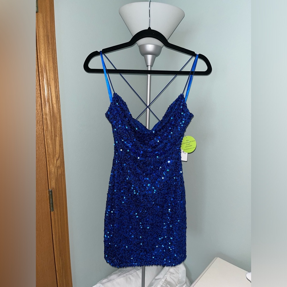 Royal blue homecoming/formal dress